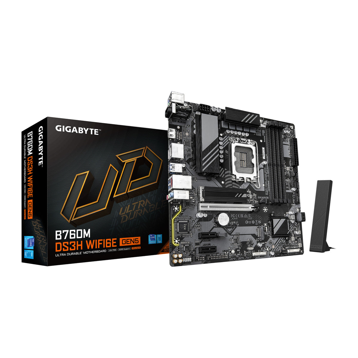 GIGABYTE B760M DS3H WIFI6E GEN5 | Motherboard | LGA1700 DDR5 | Micro-ATX