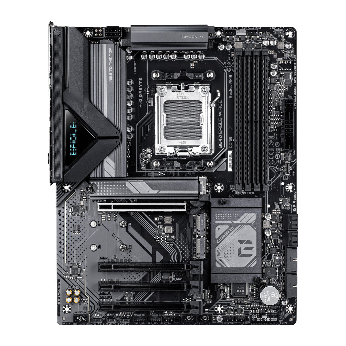 GIGABYTE B840 EAGLE WIFI6E | AM5 Motherboard | ATX | 4 DDR5 Slots