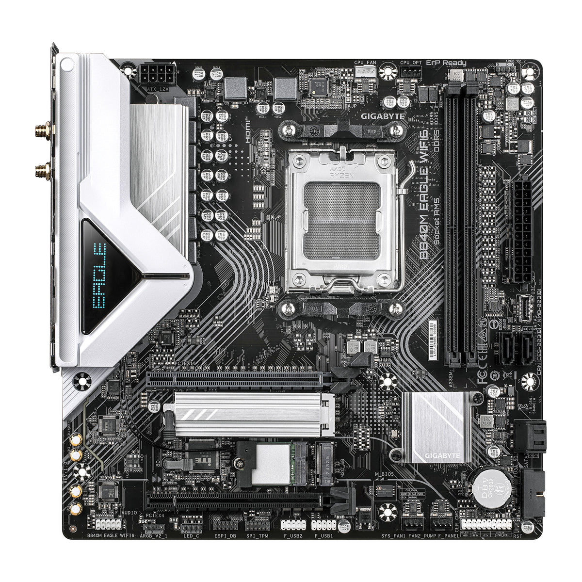 GIGABYTE B840M EAGLE WIFI6 | AM5 Motherboard | DDR5 | Micro-ATX