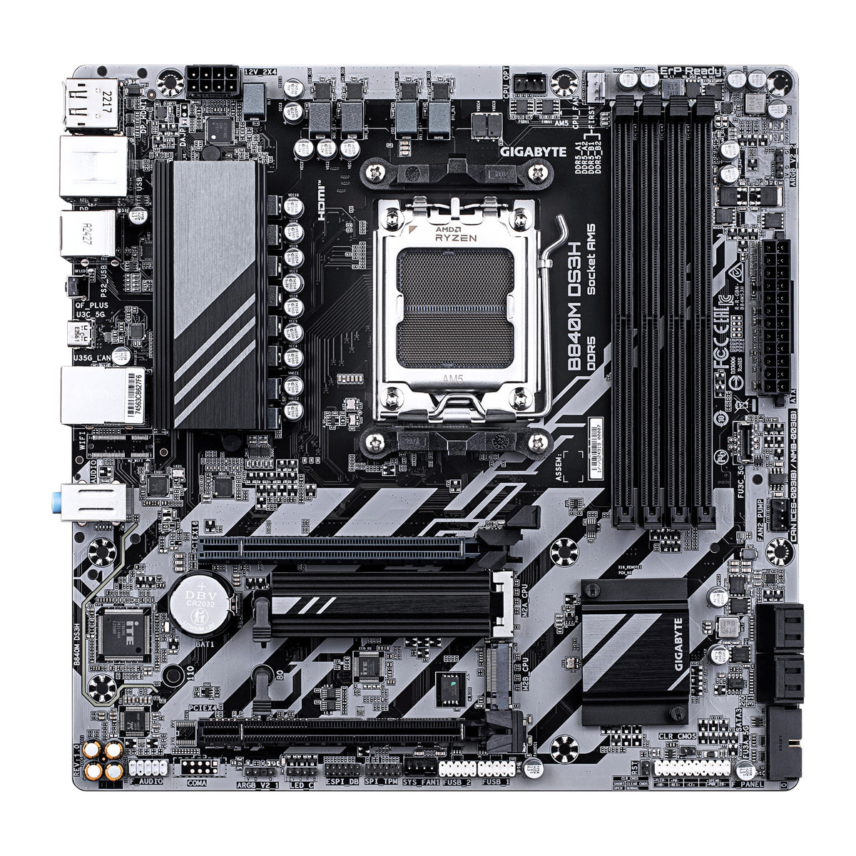 Gigabyte B840M DS3H | AMD AM5 Micro-ATX motherboard | DDR5 | 2.5GbE LAN