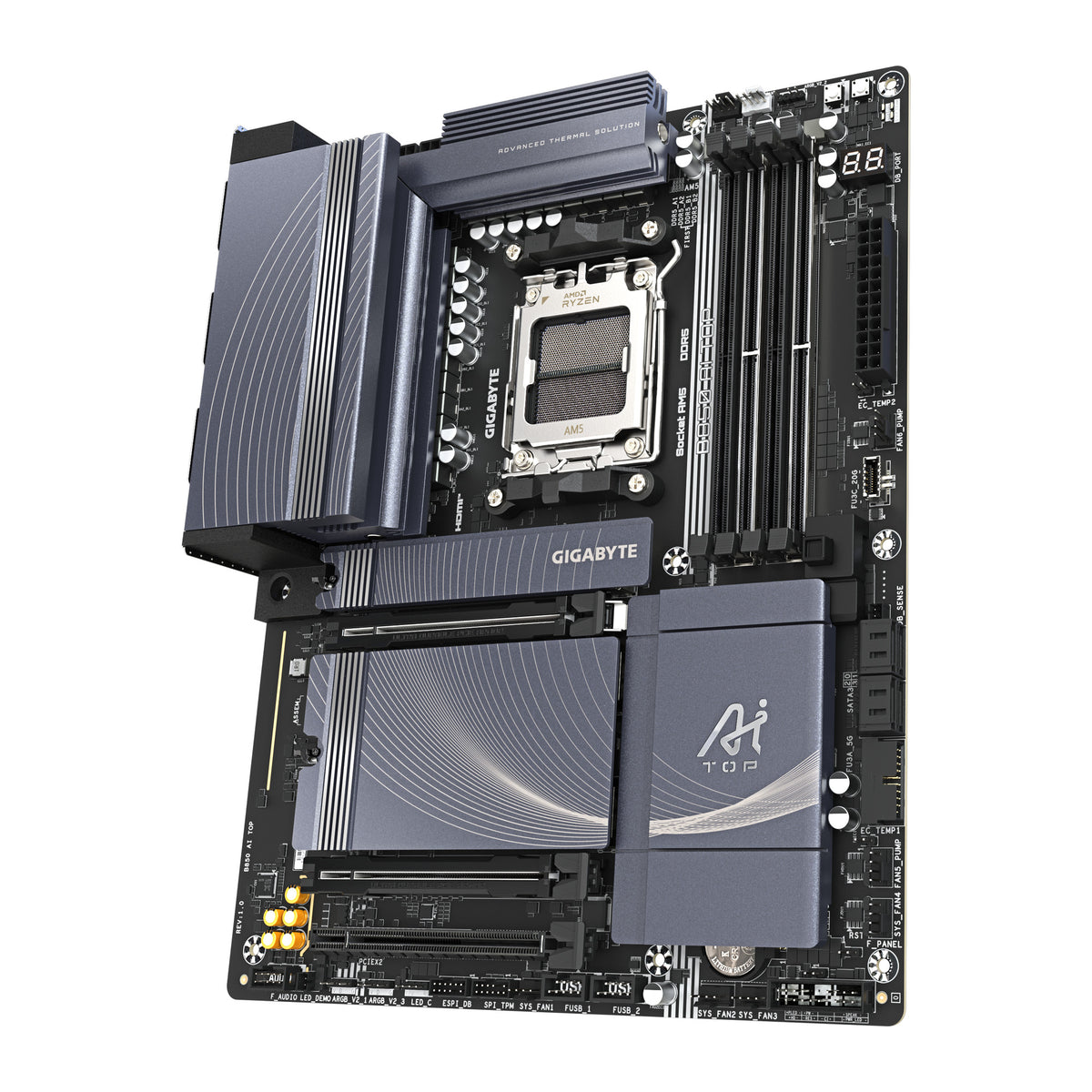 GIGABYTE B850 AI TOP | ATX motherboard | AMD AM5 | Wi-Fi 7, dual 10GbE, DDR5