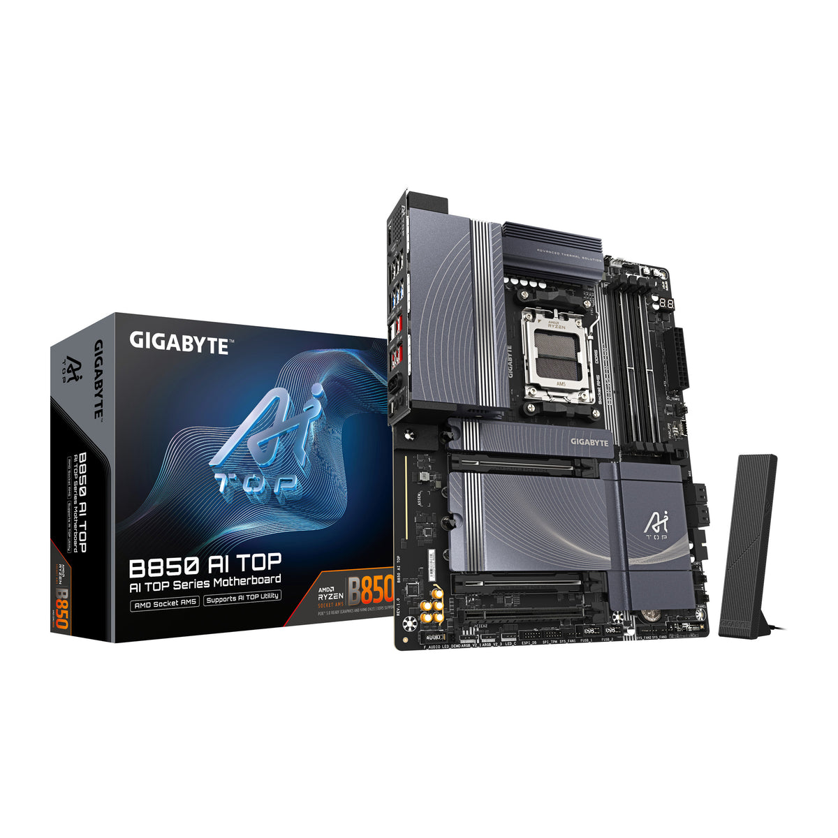 GIGABYTE B850 AI TOP | ATX motherboard | AMD AM5 | Wi-Fi 7, dual 10GbE, DDR5