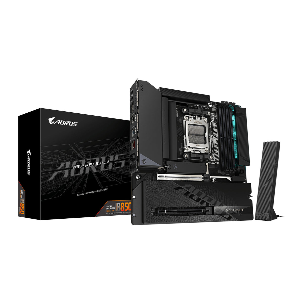 Gigabyte B850M AORUS STEALTH | AMD AM5 Socket Motherboard | Micro-ATX