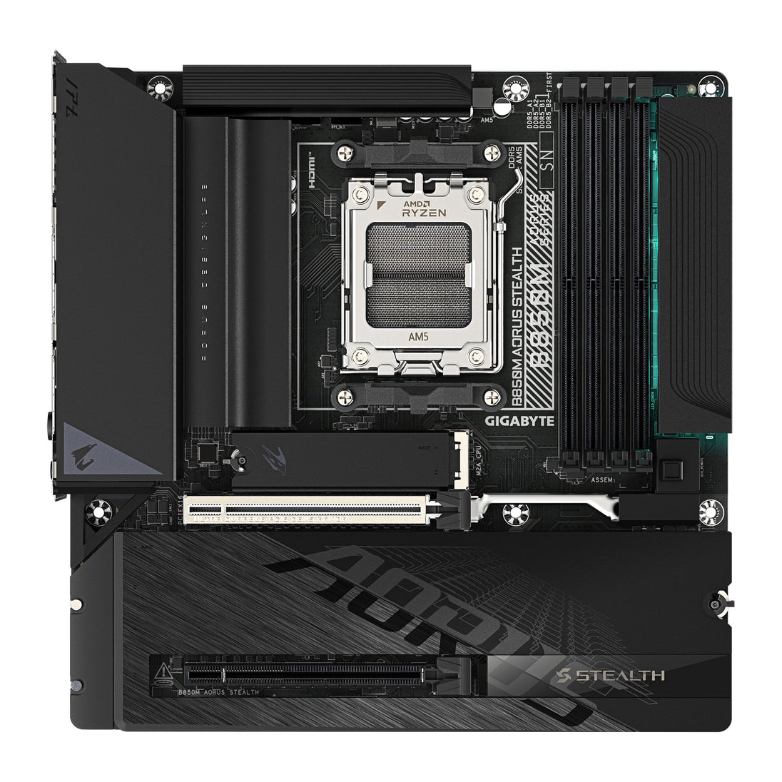 Gigabyte B850M AORUS STEALTH | AMD AM5 Socket Motherboard | Micro-ATX
