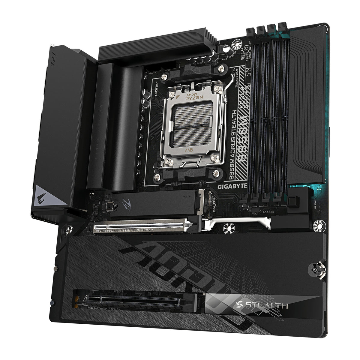 Gigabyte B850M AORUS STEALTH | AMD AM5 Socket Motherboard | Micro-ATX