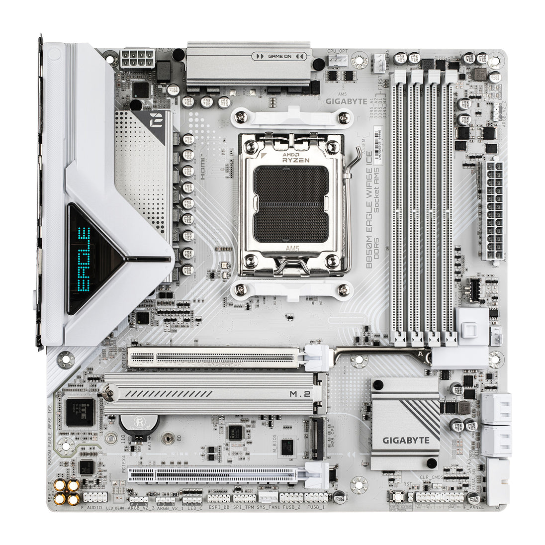 GIGABYTE B850M EAGLE WIFI6E ICE | AM5 Motherboard | DDR5 | Micro-ATX