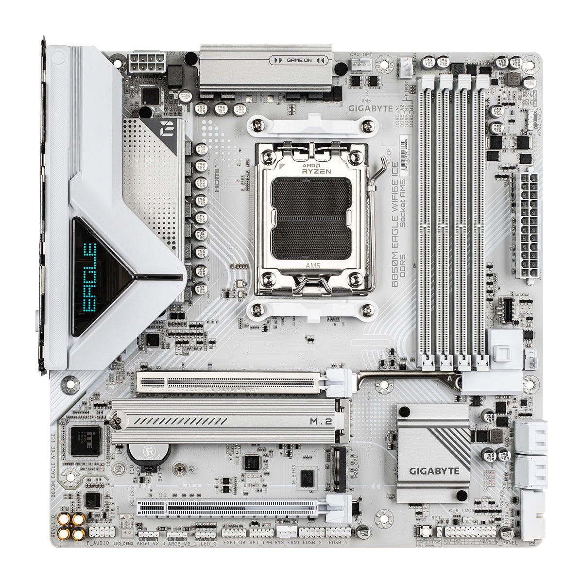GIGABYTE B850M EAGLE WIFI6E ICE | AM5 Motherboard | DDR5 | Micro-ATX