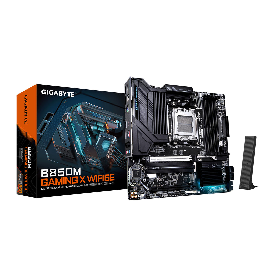GIGABYTE B850M GAMING X WIFI6E | AM5 Motherboard | DDR5 | Micro-ATX