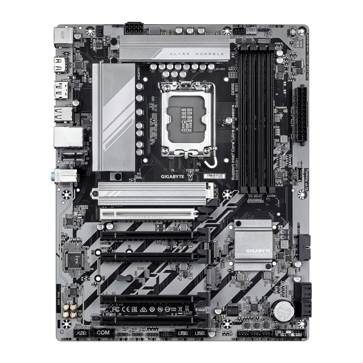 GIGABYTE B860 DS3H | LGA1851 Motherboard | DDR5 | ATX