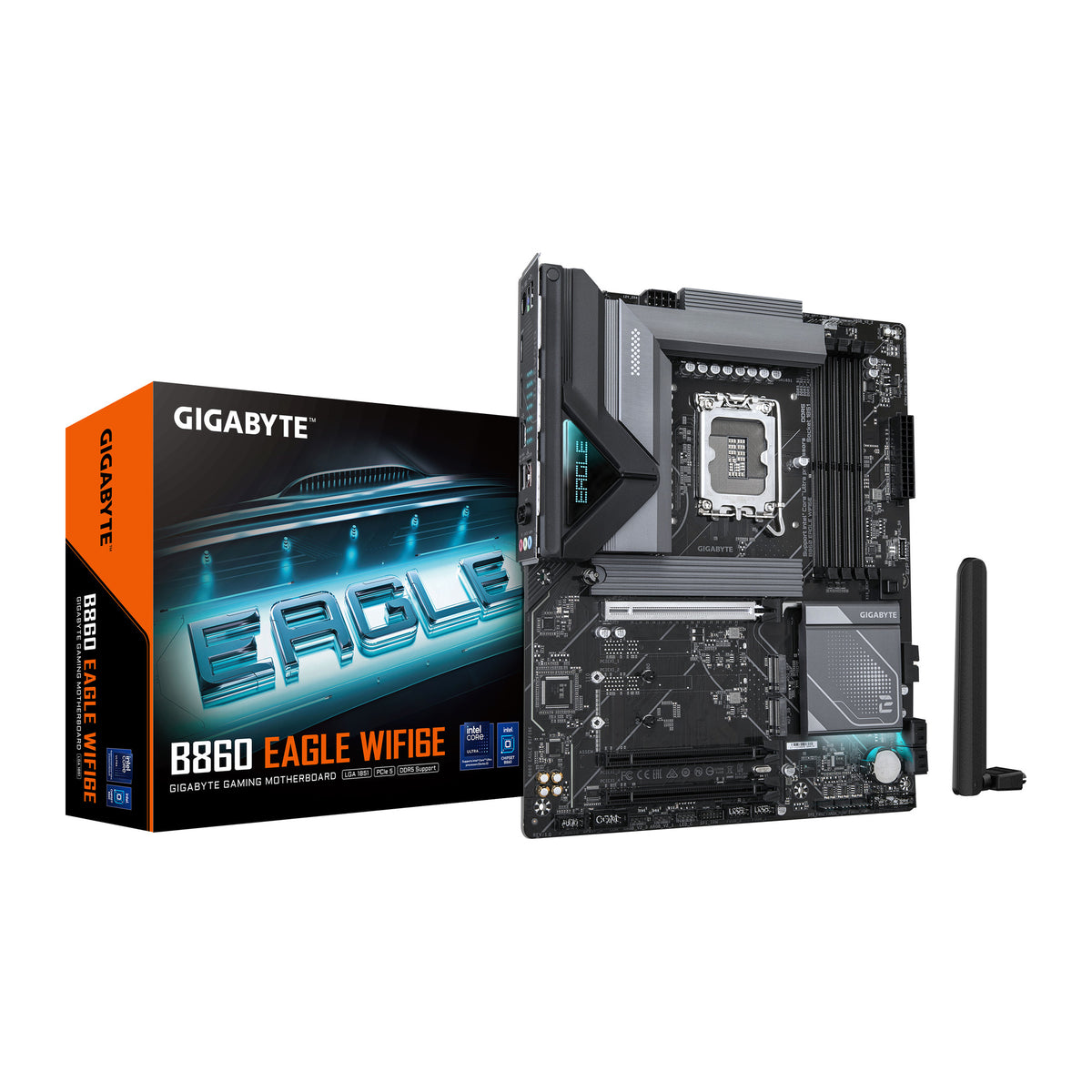 GIGABYTE B860 EAGLE WIFI6E | LGA1851 Motherboard | ATX | 4 DDR5 Slots
