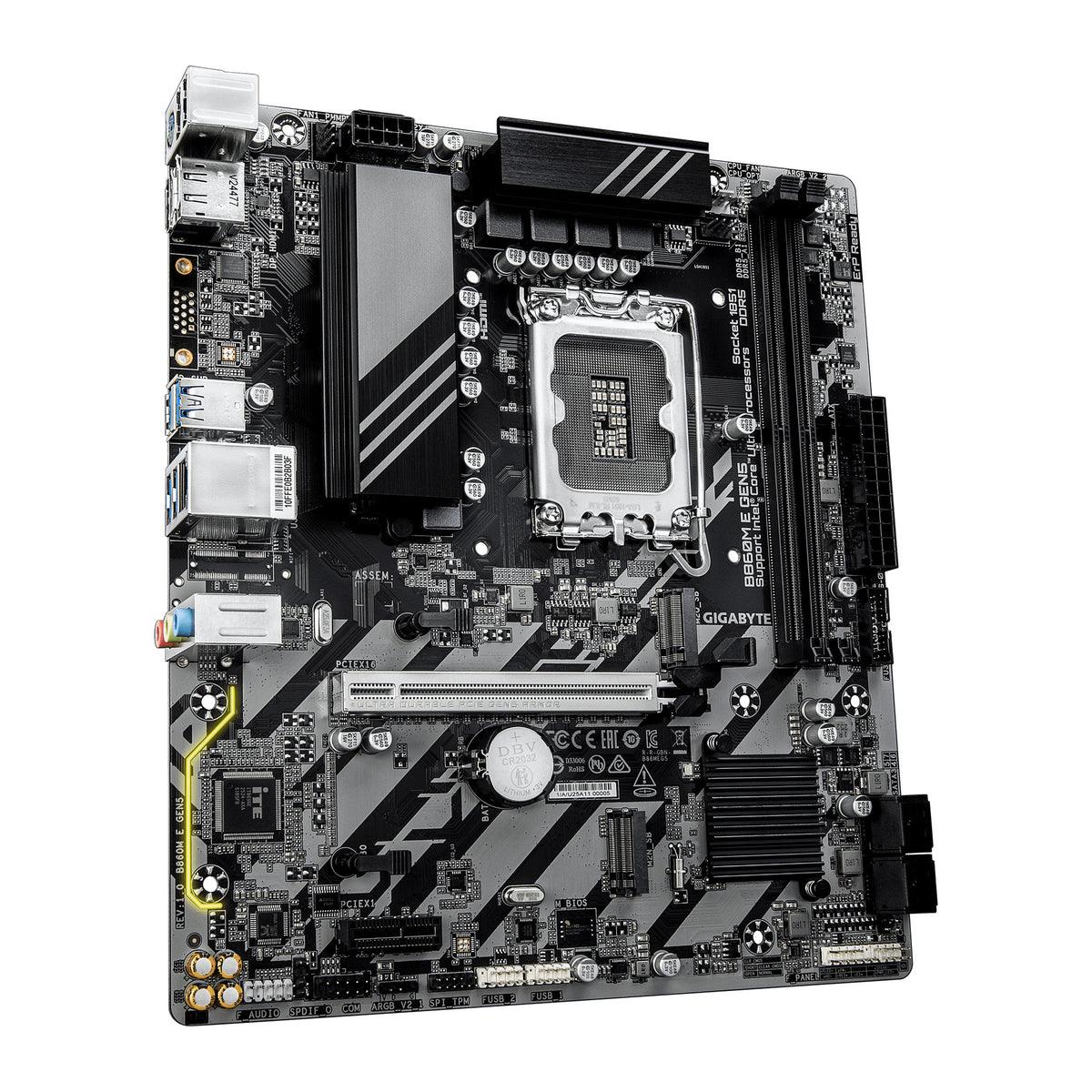 GIGABYTE B860M E GEN5 | LGA1851 Motherboard | DDR5 | Micro-ATX