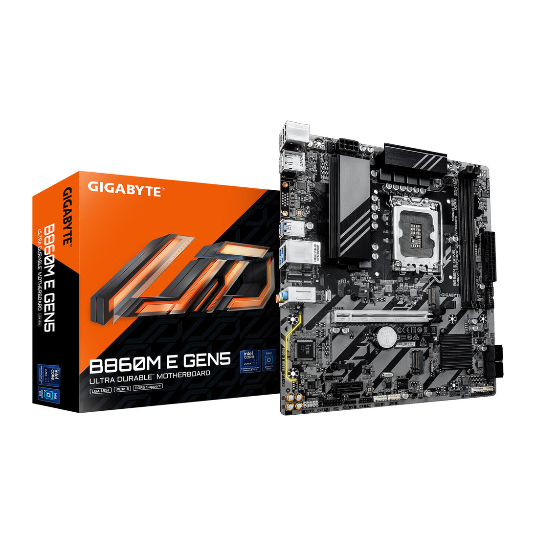 GIGABYTE B860M E GEN5 | LGA1851 Motherboard | DDR5 | Micro-ATX