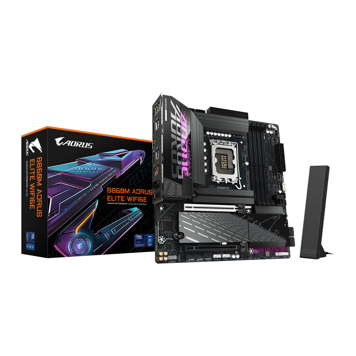 GIGABYTE B860M AORUS ELITE WIFI6E | Micro ATX motherboard | LGA 1851 | USB4