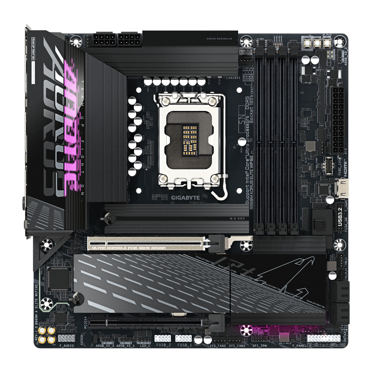 GIGABYTE B860M AORUS ELITE WIFI6E | Micro ATX motherboard | LGA 1851 | USB4