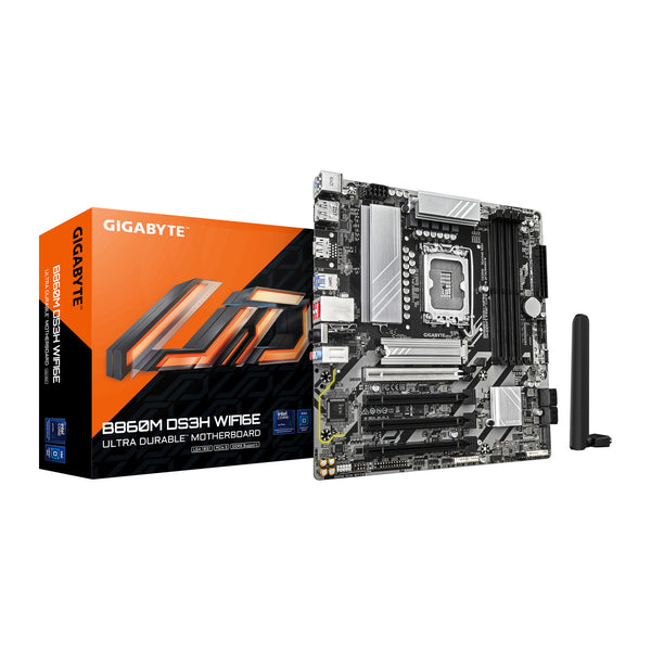 GIGABYTE B860M DS3H WIFI6E | Micro ATX motherboard | LGA 1851 | DDR5, PCIe 5.0