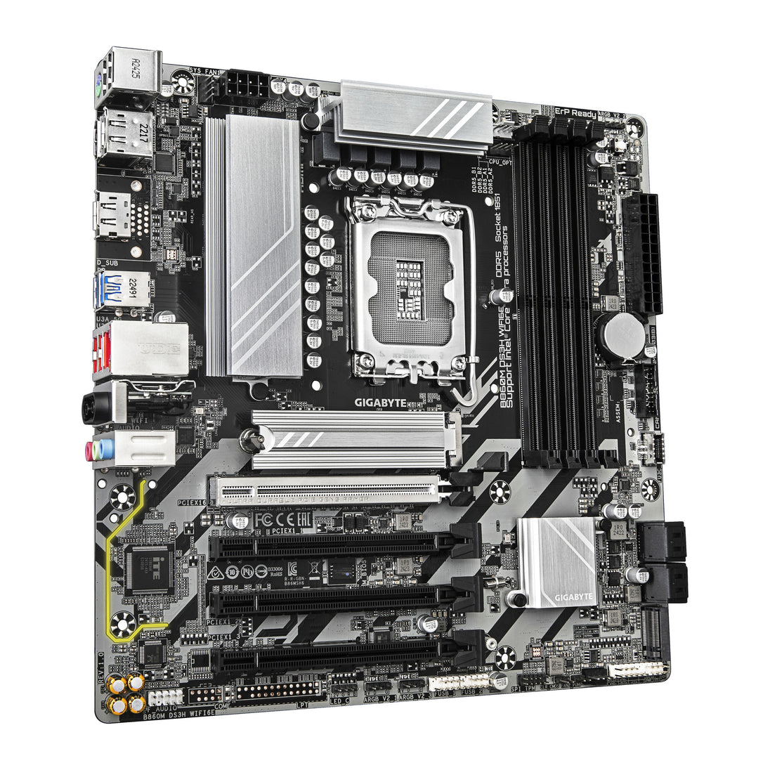 GIGABYTE B860M DS3H WIFI6E | Micro ATX motherboard | LGA 1851 | DDR5, PCIe 5.0