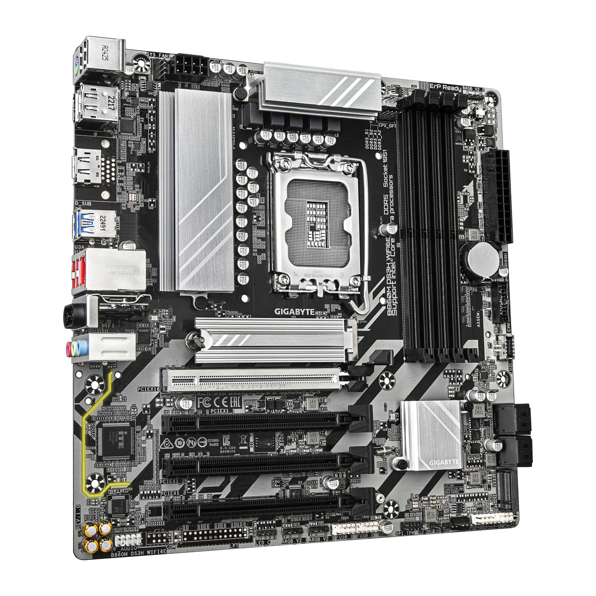 GIGABYTE B860M DS3H WIFI6E | Micro ATX motherboard | LGA 1851 | DDR5, PCIe 5.0