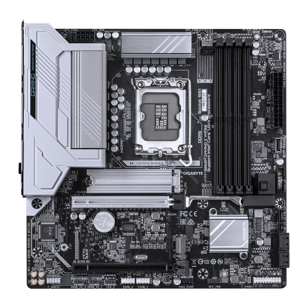 GIGABYTE B860M GAMING X WIFI6E | Micro ATX motherboard | LGA 1851 | USB4