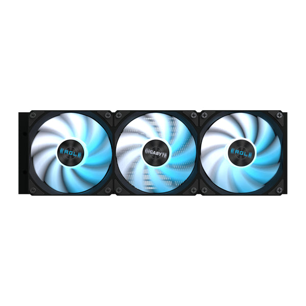 GIGABYTE EAGLE 360 | 360 mm liquid CPU cooler | 3 x 120 mm ARGB fans | Black