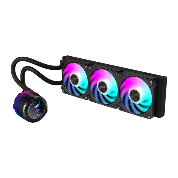 GIGABYTE AORUS WATERFORCE X II 360 | AIO Liquid CPU Cooler | LCD Pump | ARGB