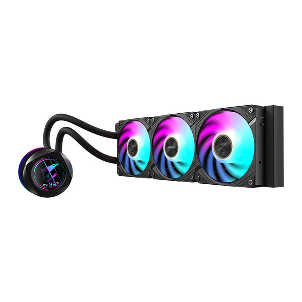 GIGABYTE AORUS WATERFORCE X II 360 | AIO Liquid CPU Cooler | LCD Pump | ARGB