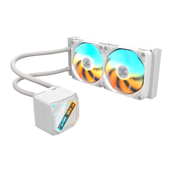 GIGABYTE GAMING 240 ICE | 240mm AIO liquid CPU cooler | ARGB | White