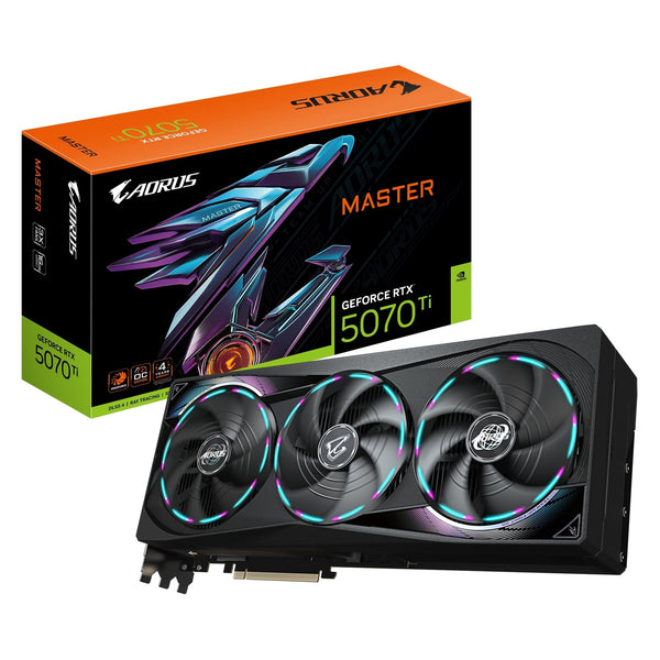 Gigabyte AORUS GeForce RTX 5070 Ti MASTER | Graphics card | 16GB GDDR7