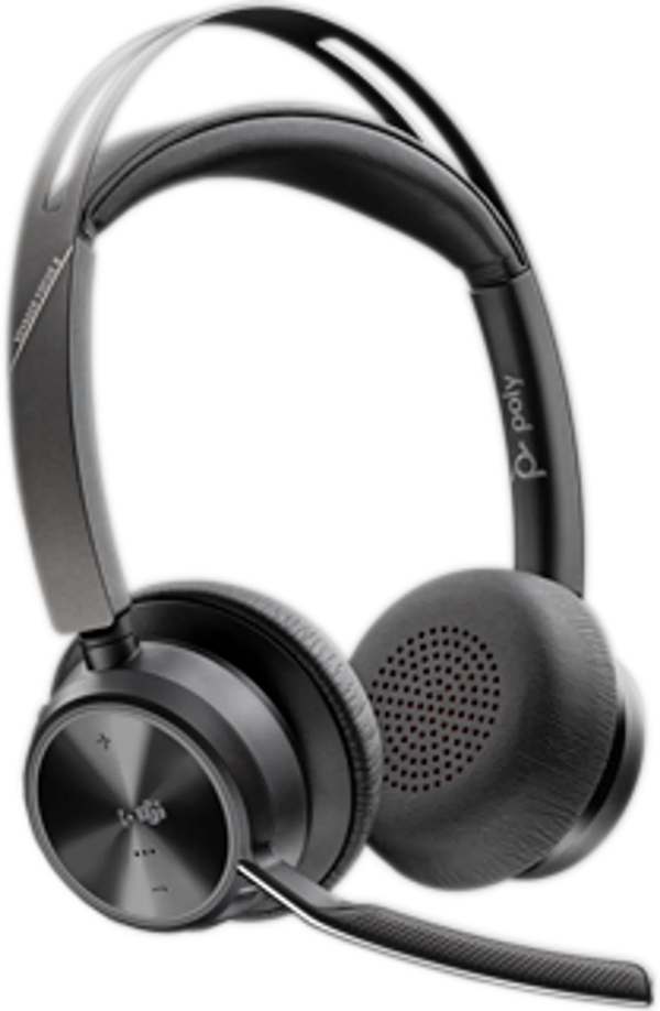 Poly Voyager Focus 2 | Microsoft Teams headset | Bluetooth stereo with ANC