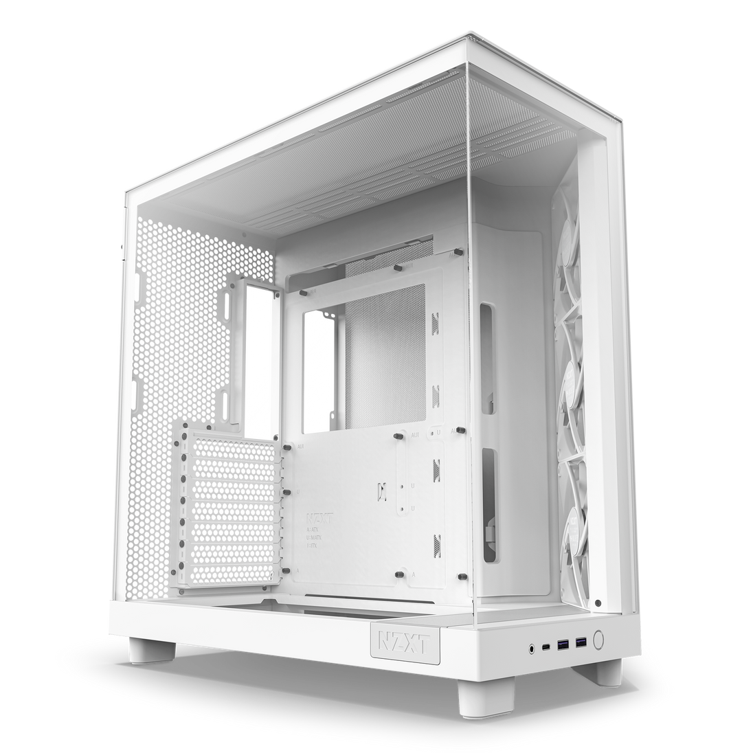 NZXT H6 Flow | Mid-tower PC case | Dual-chamber airflow | Black