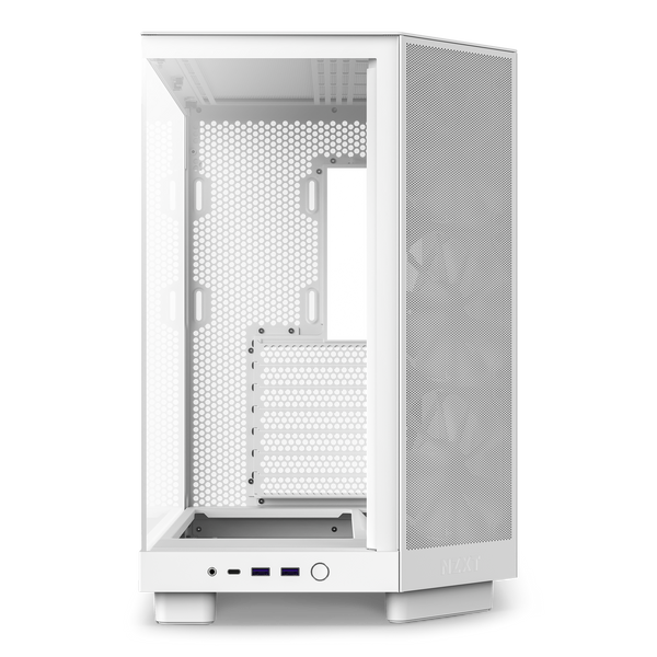 NZXT H6 Flow | Mid tower PC case | ATX | White