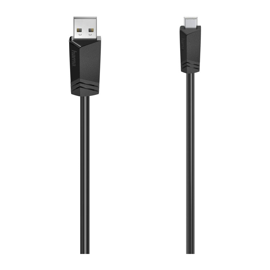 Hama 00200605 | Mini USB cable | USB 2.0 480 Mbit/s | 0.75 m black
