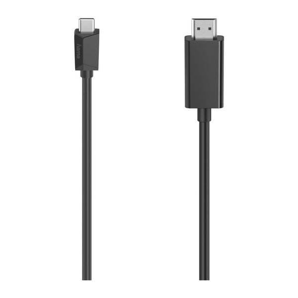 Hama 00200718 | USB-C to HDMI cable | Ultra HD 4K | 1.5 m | Black
