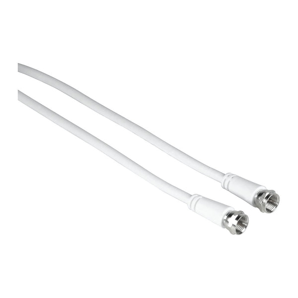 Hama 00205037 | SAT cable | F-plug to F-plug | 1.5 m 75 dB white
