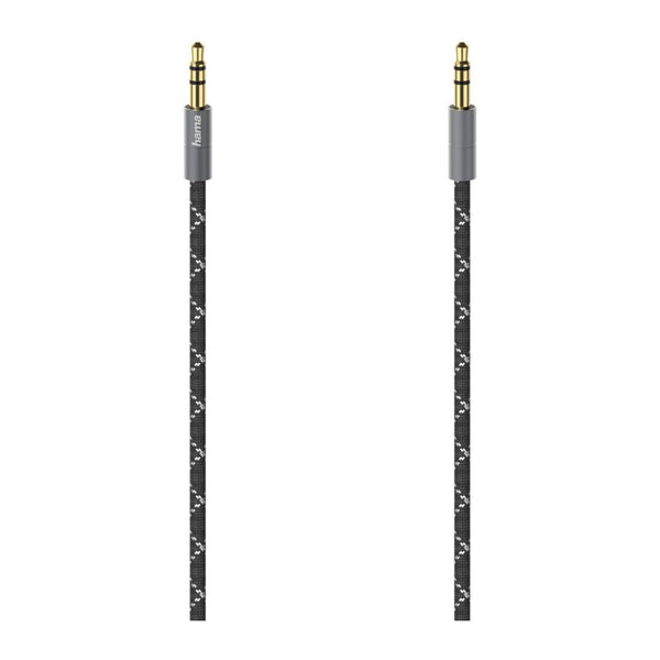 Hama 00205130 | 3.5 mm stereo audio cable | Gold-plated metal plugs | 1.5 m
