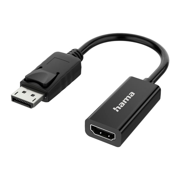 Hama 00300092 | DisplayPort to HDMI adapter | 4K 30 Hz, 1080p 120 Hz | Black