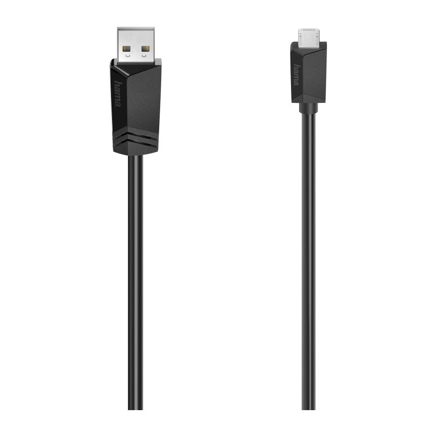 Hama 200608 | Micro-USB cable | USB 2.0 480 Mbit/s | 1.5 m | Black