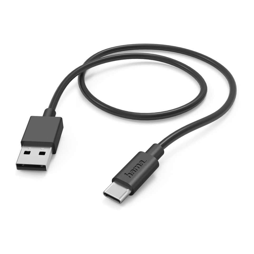 Hama 201594 | USB-A to USB-C cable | 1 m | Black