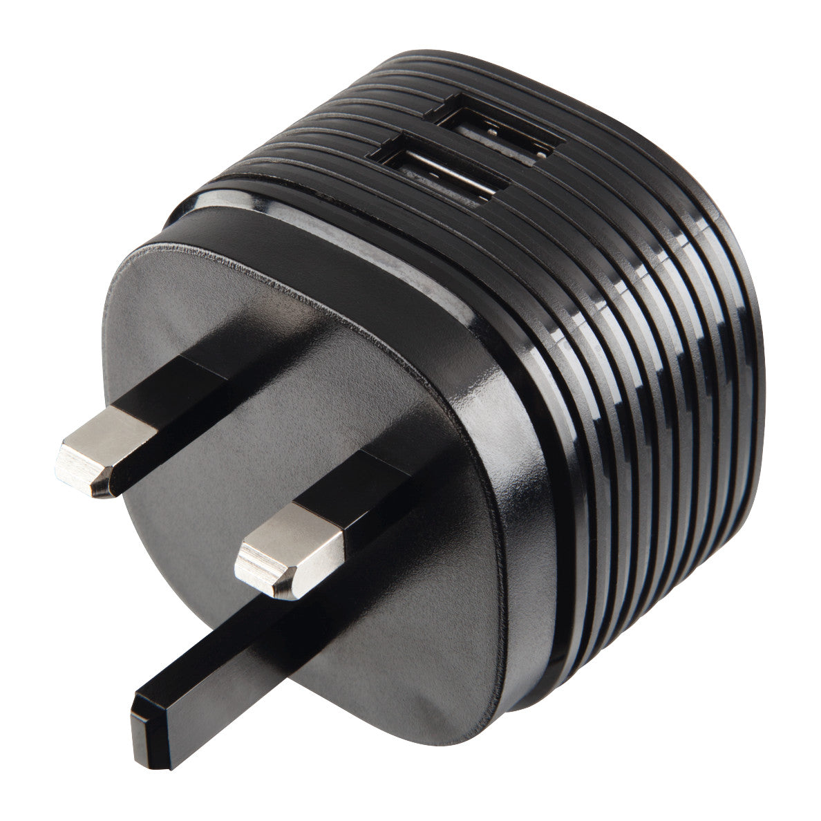 Hama Dual Charger | 2x USB-A 2.4A | UK plug | Black