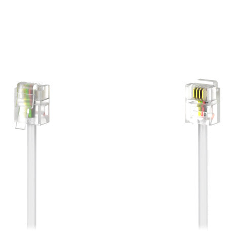 Hama Modular Cable | RJ11 6p4c to 6p4c | 3 m white