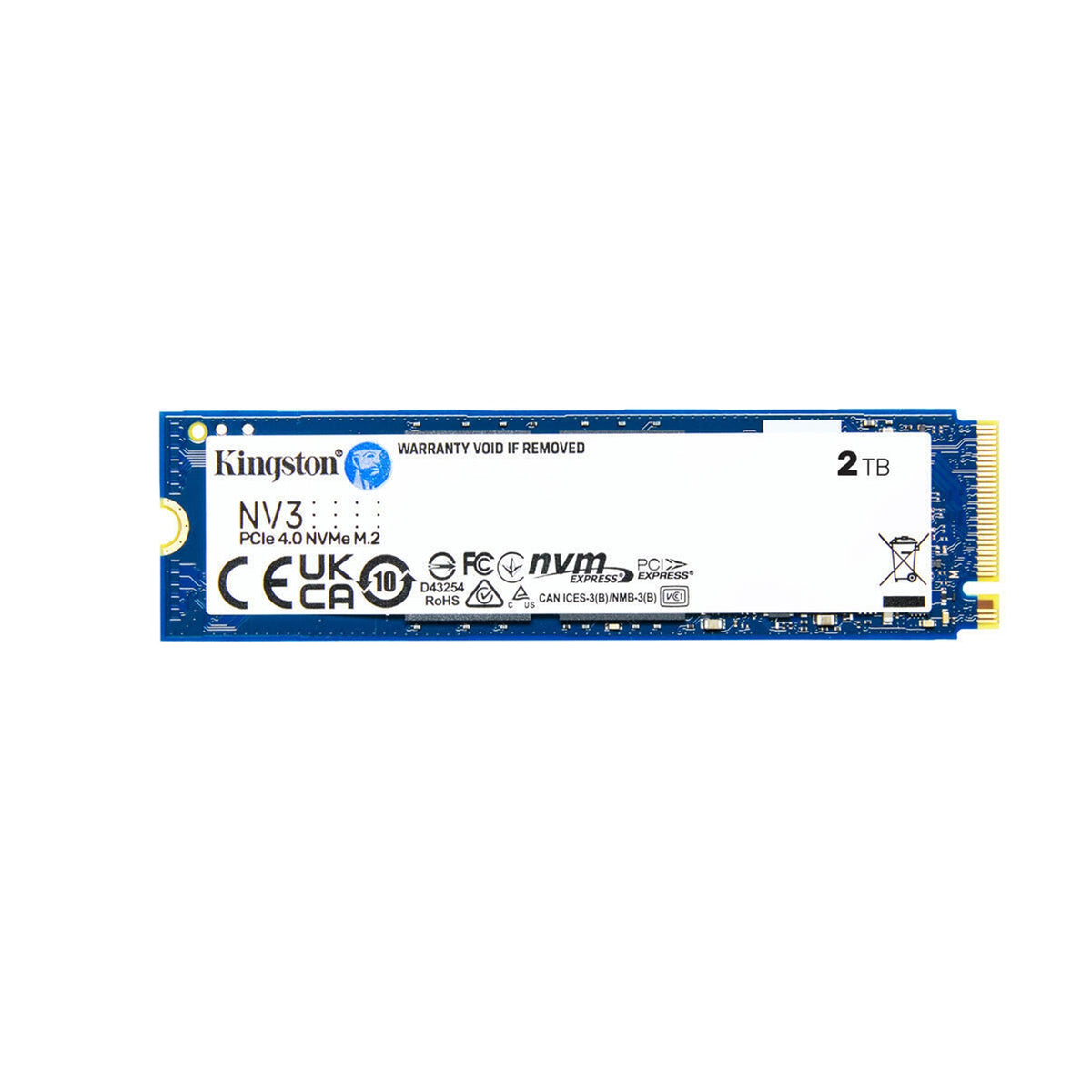 Kingston NV3 | M.2 NVMe SSD | 2TB PCIe 4.0 | Up to 6000MB/s read
