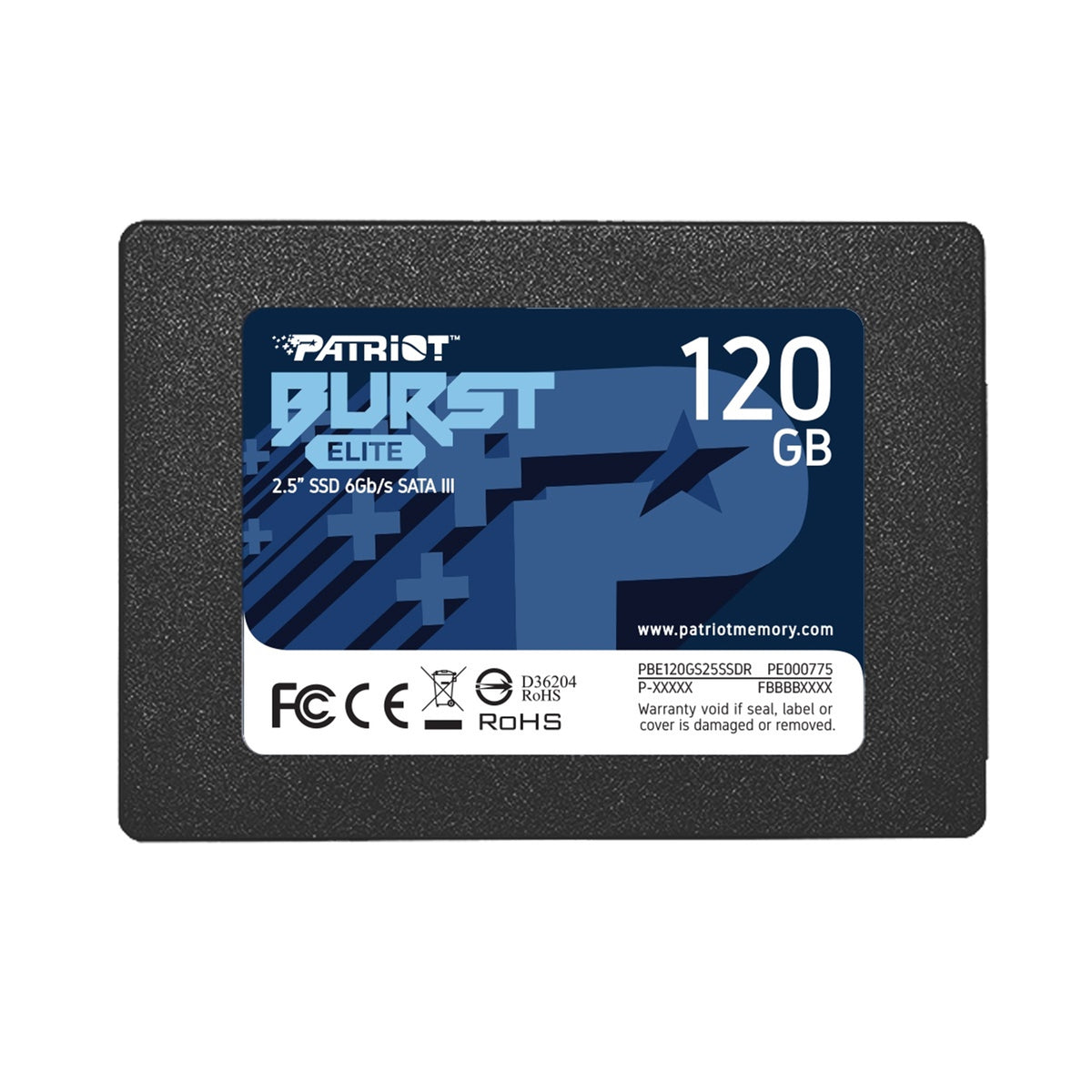 Patriot Burst Elite | 2.5-inch SATA III SSD | 120GB | 450MB/s read