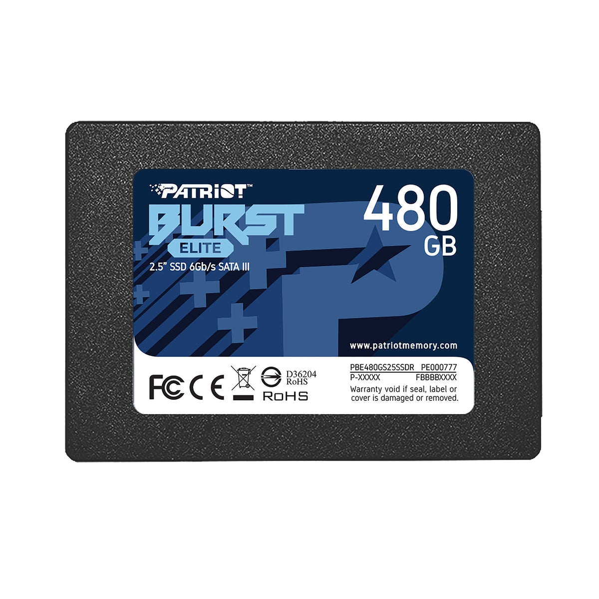 Patriot Burst Elite | 480GB SATA III SSD | 2.5-inch | 450 MB/s read