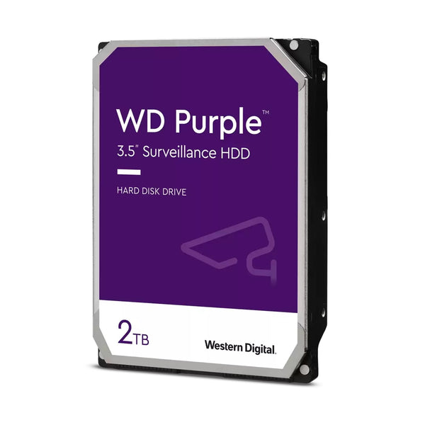WD Purple WD23PURZ | Surveillance hard drive | 2TB 3.5-inch SATA | 5400RPM