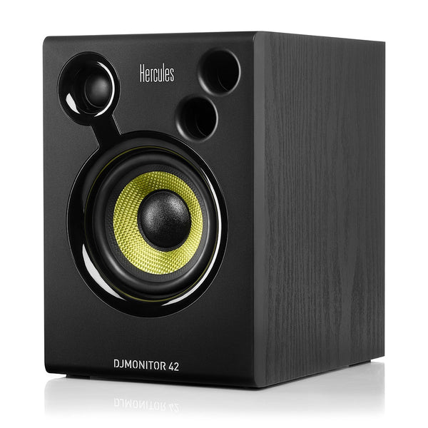Hercules DJMonitor 42 | Active DJ monitor speakers | 2 x 20W RMS | Pair