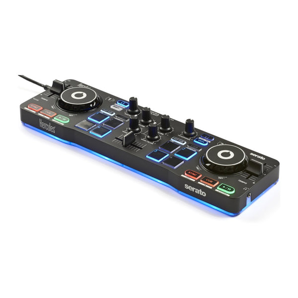 Hercules DJControl Starlight | Compact 2-deck DJ controller | Serato DJ Lite