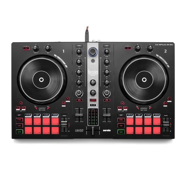 Hercules DJControl Inpulse 300 MK2 | DJ controller | Beatmatch guide | Black