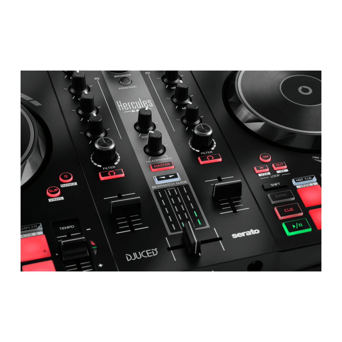 Hercules DJControl Inpulse 300 MK2 | DJ controller | Beatmatch guide | Black