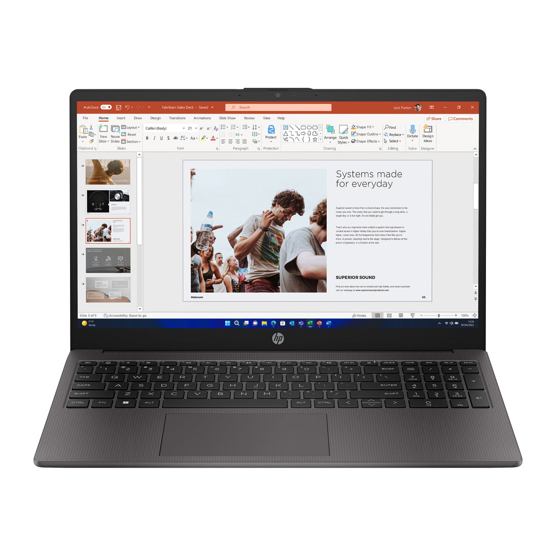 HP 255 G10 | 15.6" Laptop | Ryzen 5 7530U | 8GB RAM 512GB SSD | Windows 11 Home