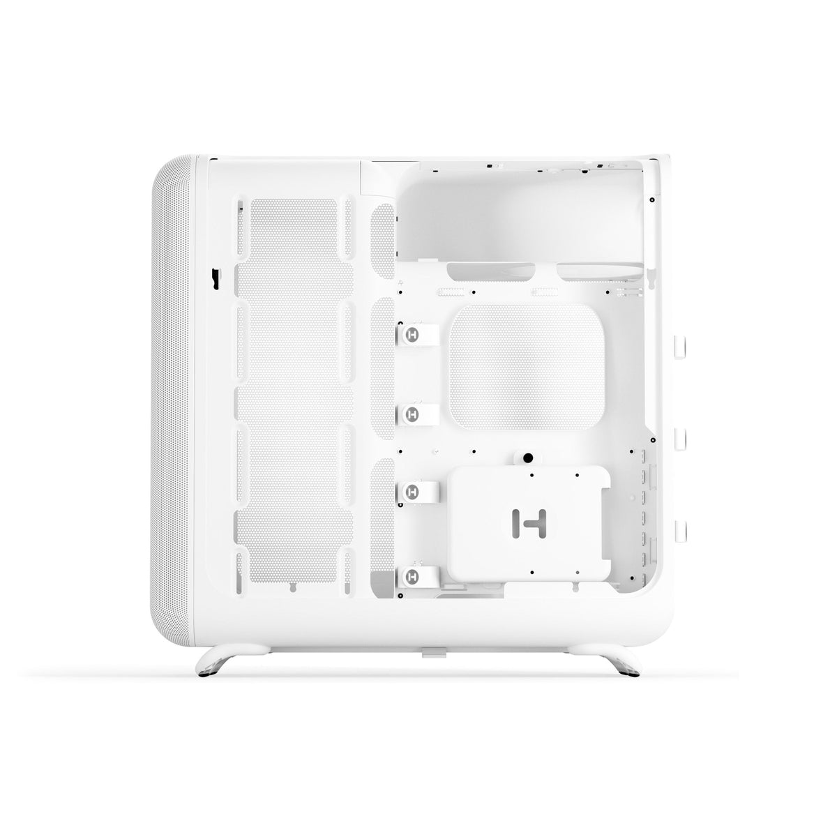 HYTE X50 Air | Mid-tower PC case | E-ATX to Mini-ITX | Snow White