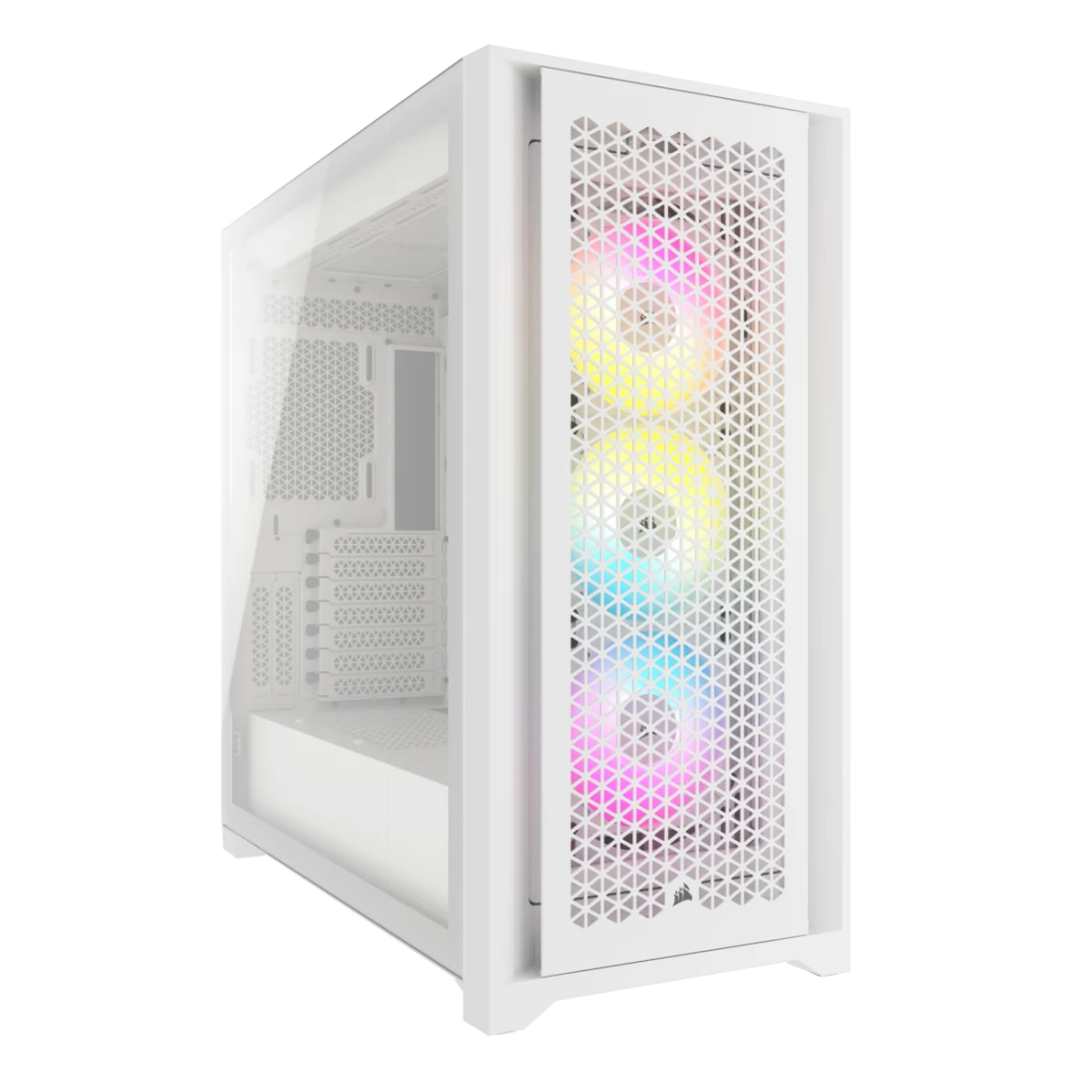 CORSAIR iCUE 5000D RGB AIRFLOW | Mid-tower PC case | 3 RGB fans | True White